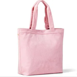 Stoney Clover New Pink Terry Cloth Embossed Beach Tote Bag thumbnail 2