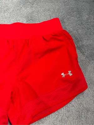 Under Armour Women’s Red Athletic Shorts loose XS thumbnail 2