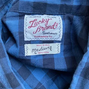 Lucky Brand Western Cut‎ Checked Shirt thumbnail 6
