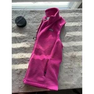 Vineyard Vines Women's Pink Fleece Vest Size L Casual Sleeveless thumbnail 9