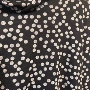 Niche‎ Nilgun Derman Tunic Dress Long Sleeve Cowl Neck White Polka Dot Size M thumbnail 2