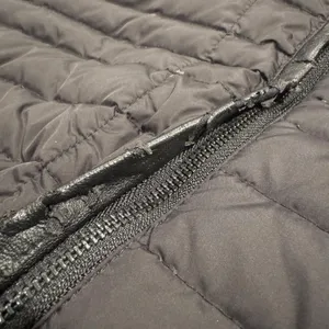 Via Spiga Coat Puffer Down Quilted Minimalist Streetwear Gorpcore‎ Black Large thumbnail 8