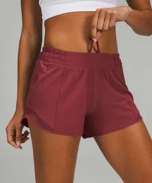 Lulu Shorts Running Swift Lightweight Drawstring Lined Brief 2.5 Inseam Pink thumbnail 1