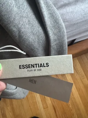 Brand new Essentials Fear of God Hoodie Dark Oatmeal (grey) size Men’s XS thumbnail 5