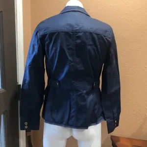 J.Crew navy blue button up jacket thumbnail 4