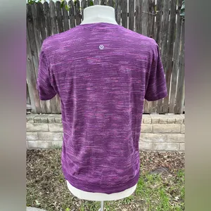 Lululemon Swiftly relaxed short sleeve purple shirt yoga Pilates athleisure thumbnail 5