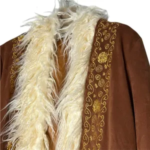 HIPPIE SHAKE HEROES Breaking Hearts Penny Lane Coat - Brown and Gold thumbnail 10