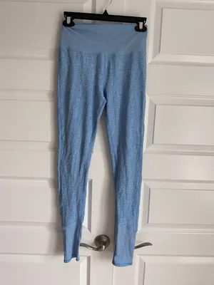Alo High-Waist Alosoft Lounge‎ Legging size Medium in Heathered Sky thumbnail 2