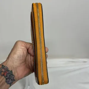 Coach Tan/ orangish Leather Wallet thumbnail 4