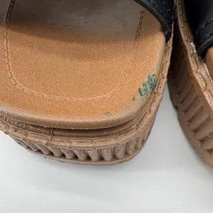 Y2K‎ Chunky Platform Slide Sandals 10 Rouge Helium Wedge Summer Festival Granola thumbnail 3