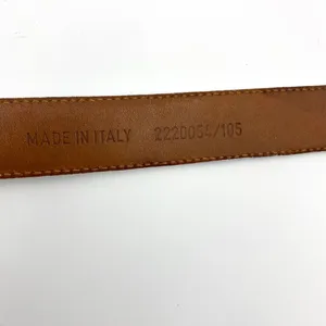 Ralph Lauren Vintage White Leather Belt Monogram Logo thumbnail 12