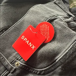 NWT Spanx Ankle Straight Leg Denim Jeans 20355R - Vintage Black SZ-3X thumbnail 9