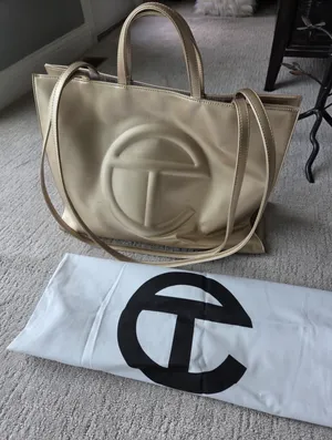 Telfar Metallic Gold Large Tote thumbnail 1