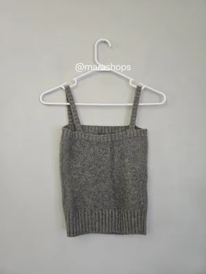 Ralph Lauren Gray Cashmere Sweater Tank Top thumbnail 4