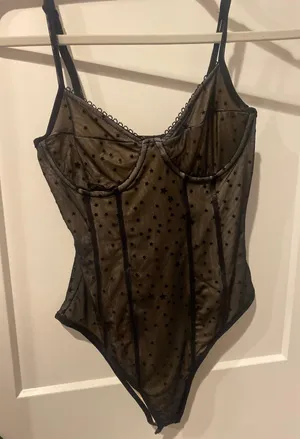 Princess Polly Corset Black Top thumbnail 1