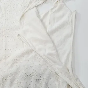 LPA Gabriella Eyelet Maxi Dress in Coconut Milk Medium thumbnail 11