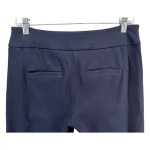 Cabi‎ Pants Womens 6 Navy Blue 9 to 5 Bootcut Trousers Pockets Stretch #5312 thumbnail 4
