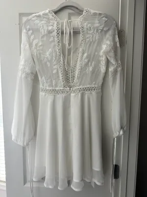 Showpo White Mini Dress thumbnail 3