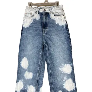 Pacsun 90’s Boyfriend High Rise‎ Straight Leg Bleached Jeans Size 24 thumbnail 2