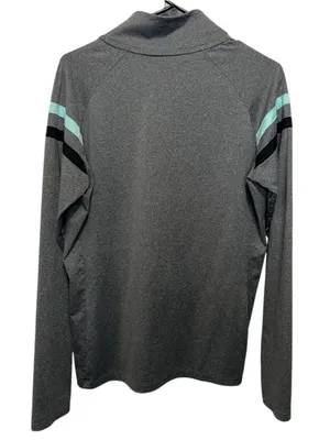 Victoria's Secret PINK Ultimate Grey Quarter Zip Athletic Pullover Top thumbnail 5