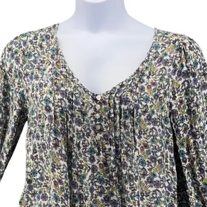 Jane + Delancey Peasant‎ Top White Large thumbnail 4
