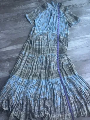 Free People Blue Dress size M thumbnail 3