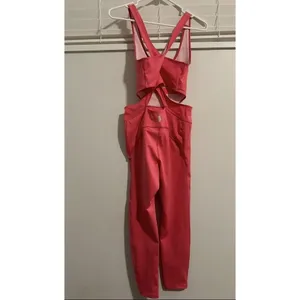 Free People FP Movement L Back It Up Workout One Piece Jumpsuit Bodysuit Gym thumbnail 4