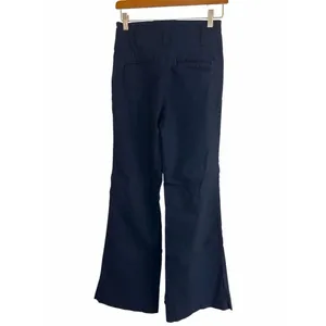 ✨Anthropologie Maeve The Naomi Ponte Wide-Leg Flare Navy Sz 4 Pants✨ thumbnail 9