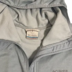 Women’s Columbia Athletic Jacket Full Zip Up Light Sky Blue Small thumbnail 5