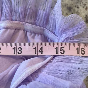 Pink Lily Tube Top Women Medium Purple Tulle Peplum Fairycore Pleated MA647 thumbnail 8