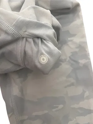 lululemon athletica Wunder Under Light Gray Camo High-Rise Tights/Leggings 25” 6 thumbnail 4
