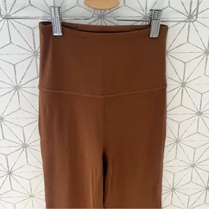 Lululemon Groove Super-High-Rise Flared Pant Nulu Roasted Brown thumbnail 4