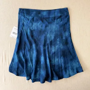 Free People Martine Flirt Tie Dye‎ Mini Skirt Navy Blue Womens Size 6 NWT boho thumbnail 5