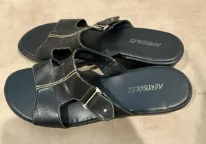 Aerosoles Black Slide Sandals Size 10M‎ thumbnail 1