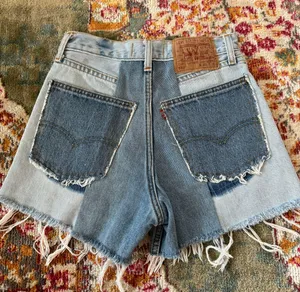 Patchwork Vintage Levis Shorts thumbnail 1