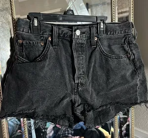 Levi’s 501 cutoff denim button fly shorts size 30 thumbnail 1
