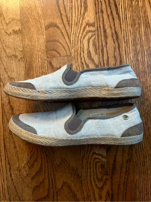 UGG Australia Taupe Linen Espadrille Slip-On Flats Loafers 7.5 thumbnail 6