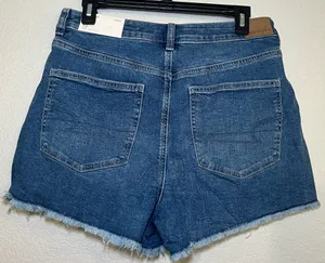 American Eagle Women’s Mom Shorts Stretch Cutoffs Size 12 New With Tag High Rise thumbnail 4