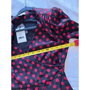 NWT Re/Done Polka Dot 80s Silk Dress Size XS thumbnail 8