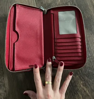 Michael Kors Red Wallet thumbnail 3