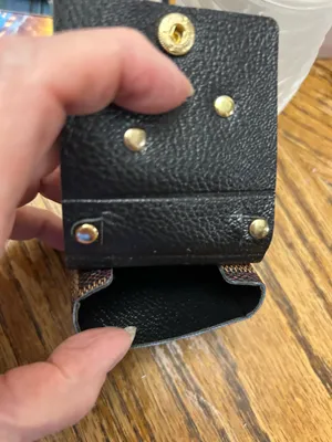 Mini purse keychain Black Size undefined thumbnail 3