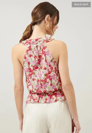 NWT FLORAL BOUTIQUE TOP Multi thumbnail 2