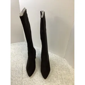 Franco‎ Sarto L-Katherine Black Tall Boots Pointed Toe Block Heel Women 10 W NEW thumbnail 2