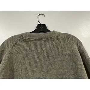 Lululemon Merino Wool-Blend Ribbed Crewneck Sweater Heathered Nomad Sz 8 thumbnail 5