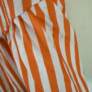 Petal & Pup Valencia Stripe Halter Top Size Medium Orange Pink thumbnail 9