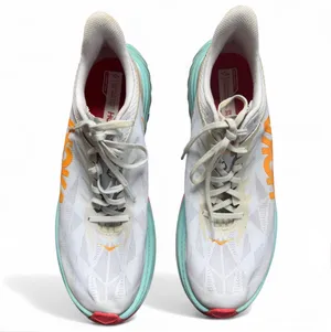 HOKA One One Carbon X 2 Men’s 12.5D Running Shoes White Orange Carbon Plate Road thumbnail 4