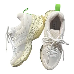Women’s Steve Madden White and Cream‎ Chunky Sneakers thumbnail 2
