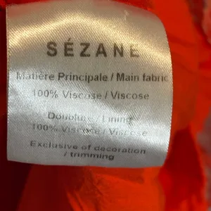 Sézane Red Ditsy Floral Sleeveless Dress - size 34 (US XS) thumbnail 5
