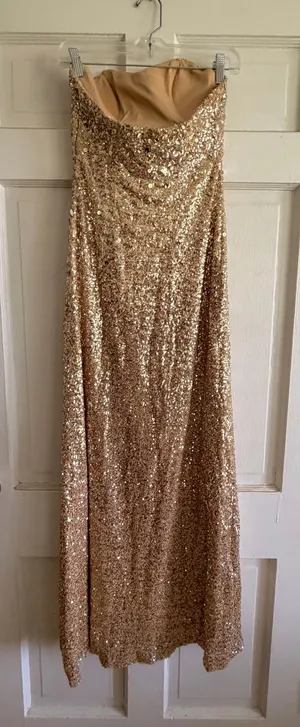 Formal dress Gold Size 4 thumbnail 1
