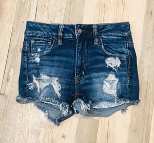 American Eagle High Rise Shortie sz 0 thumbnail 2